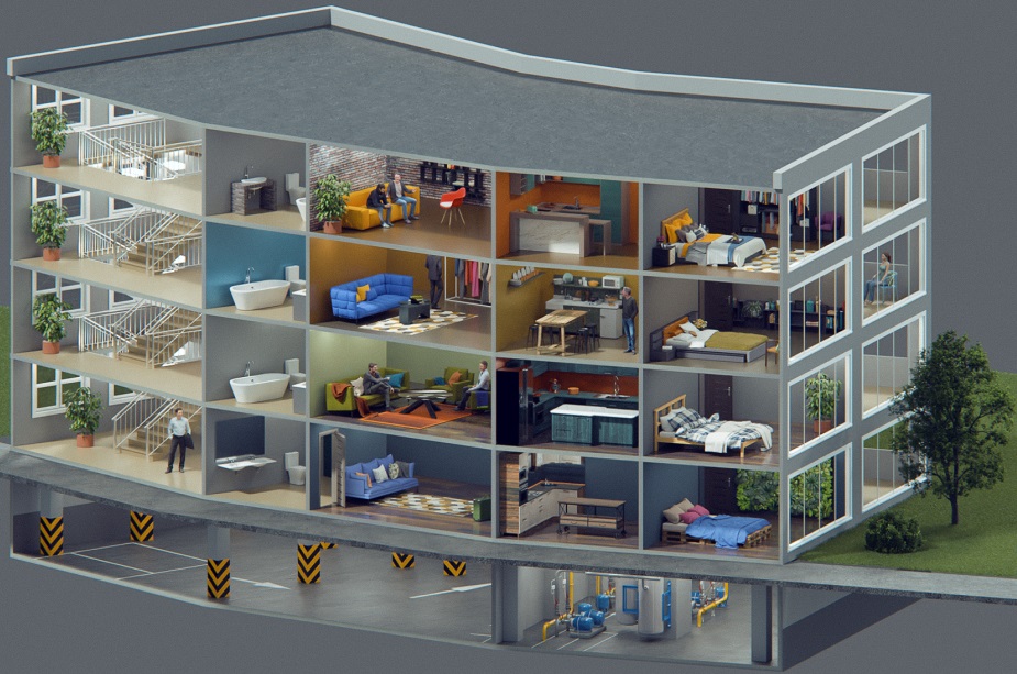 bâtiment collectif
