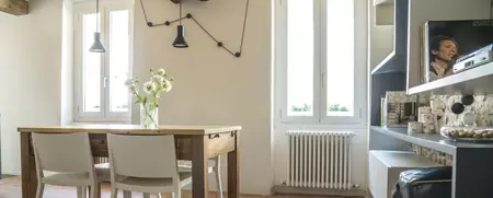 Salle à manger décorée