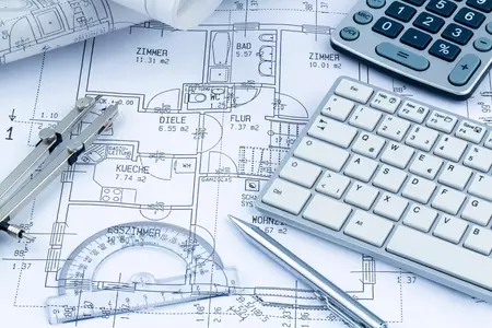 outils de calcul prévisionnel et financier, règles, clavier