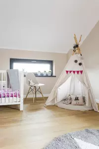chambre d'enfant avec tipi