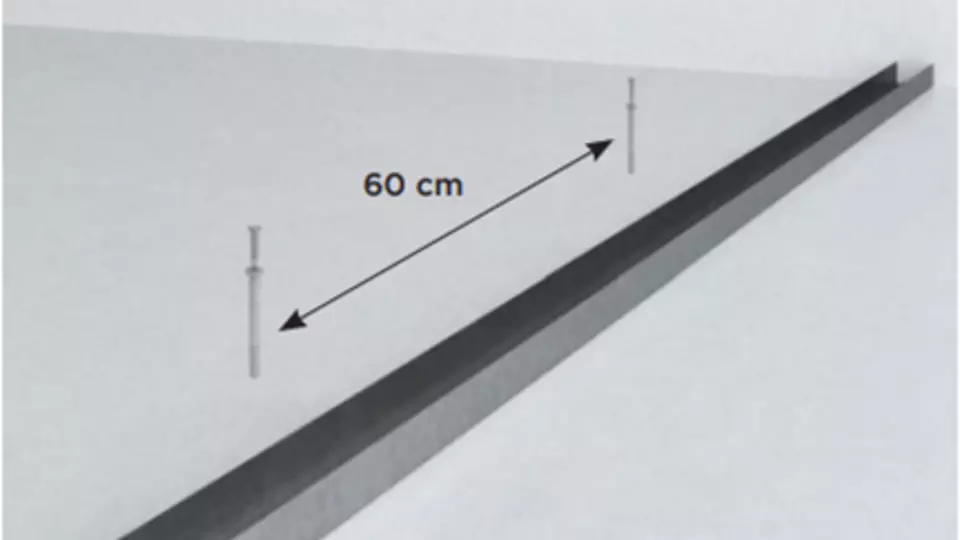 fixation rail palcostil