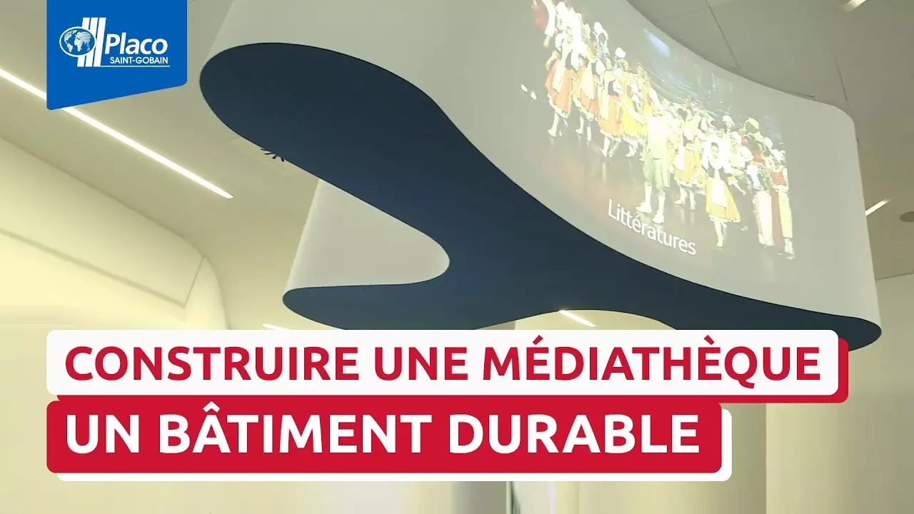 La conception et réalisation d'une Médiathèque avec un cocon suspendu | Trophées Placo® 2017 thumbnail