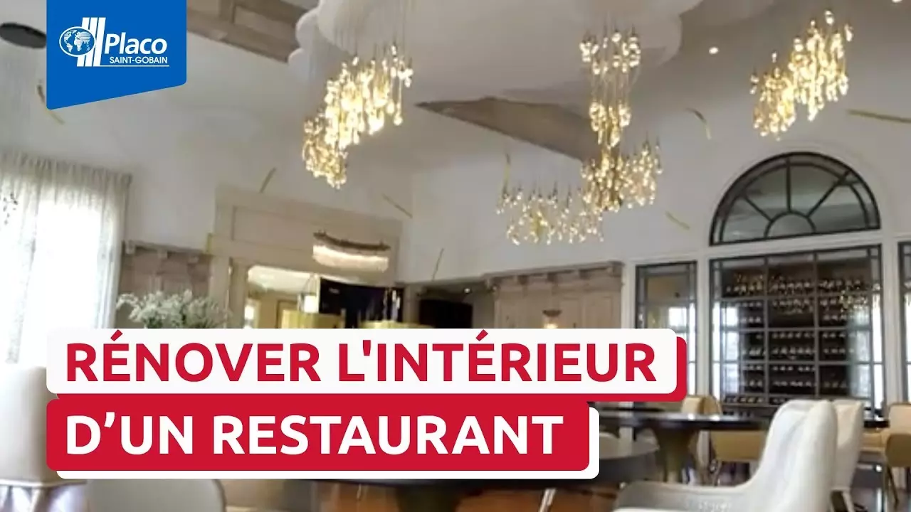 La rénovation totale de l'intérieur du restaurant La Table de Plaisance | Trophées Placo® 2017 thumbnail