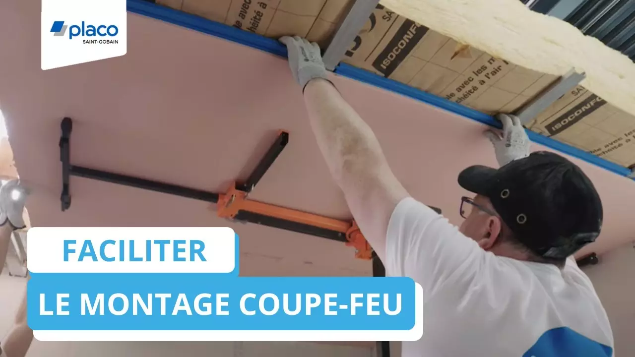Système Placo® Stil Flam® pour plafond coupe-feu thumbnail
