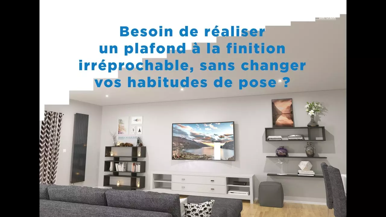 Réaliser un plafond à la finition irréprochable avec 4PRO® de PLACO® thumbnail