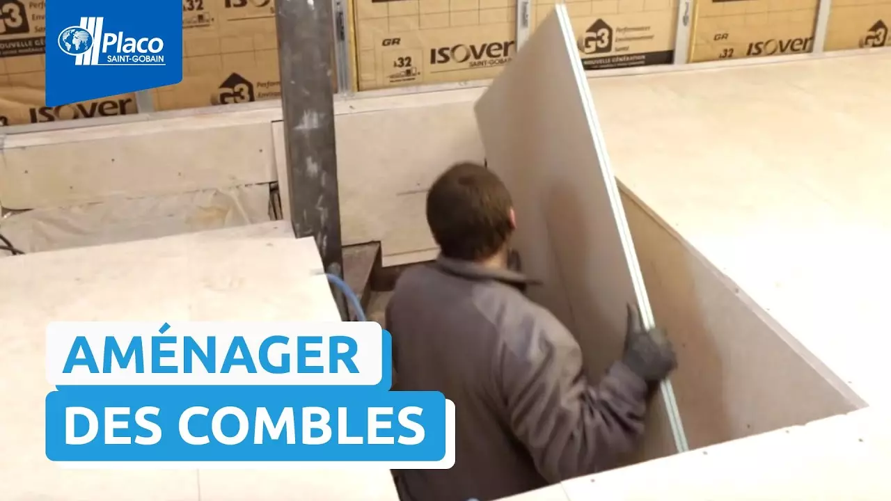 Comment aménager facilement des combles ? La solution : Easyplac®, la plaque pliable thumbnail