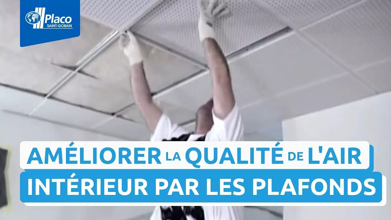 Comment améliorer la qualité de l'air intérieur ? La solution : le plafond Gyptone® Activ'Air® thumbnail