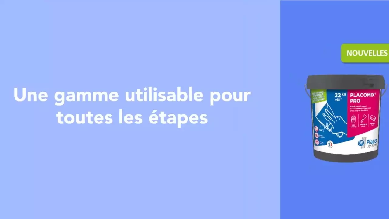 La gamme enduits Placo® thumbnail